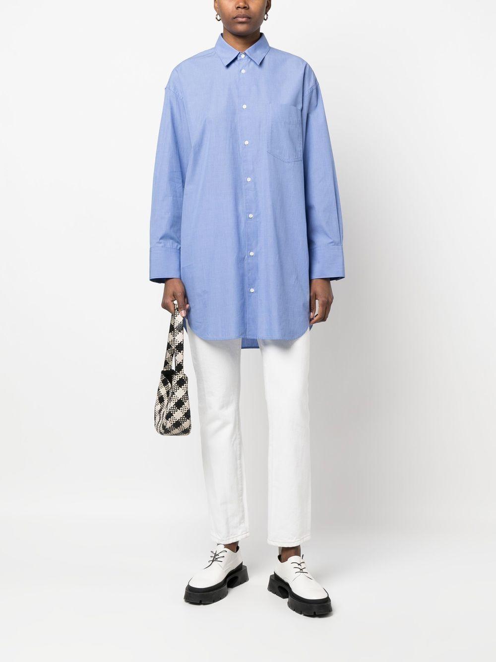 long-sleeved cotton shirt