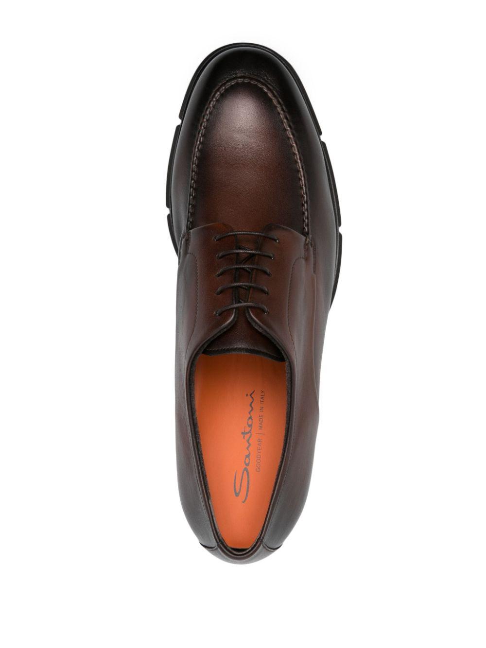 gradient-effect Derby shoes