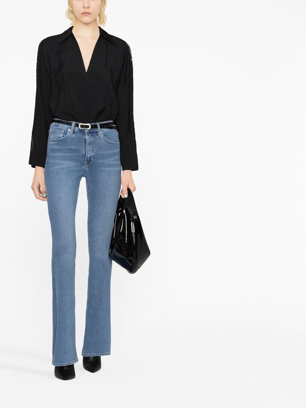 Beverly skinny-cut flared jeans