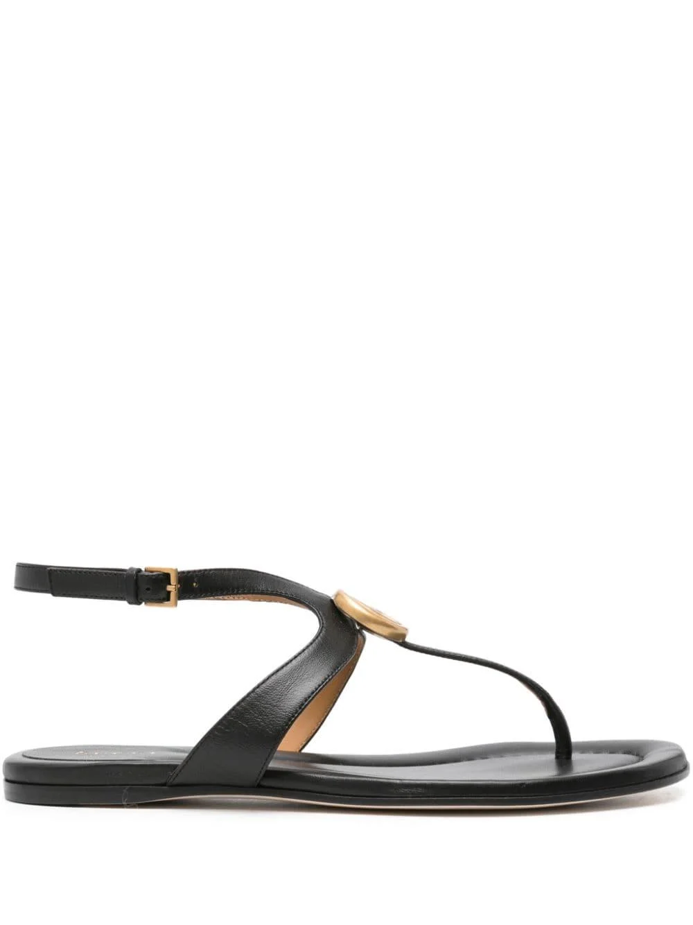 Double G leather thong sandals