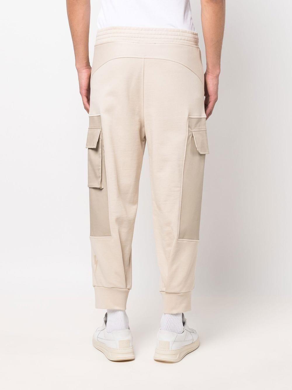 cotton cargo track pants