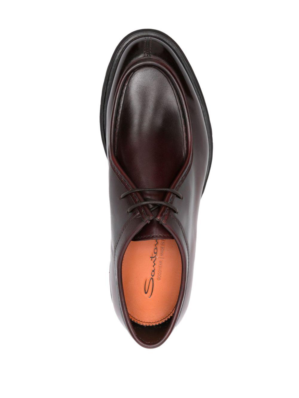 leather derby shoes  