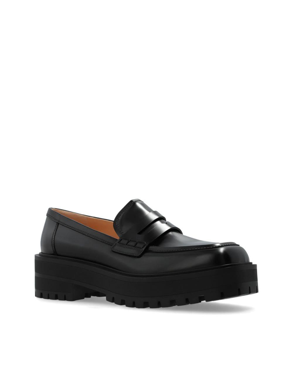 leather loafers