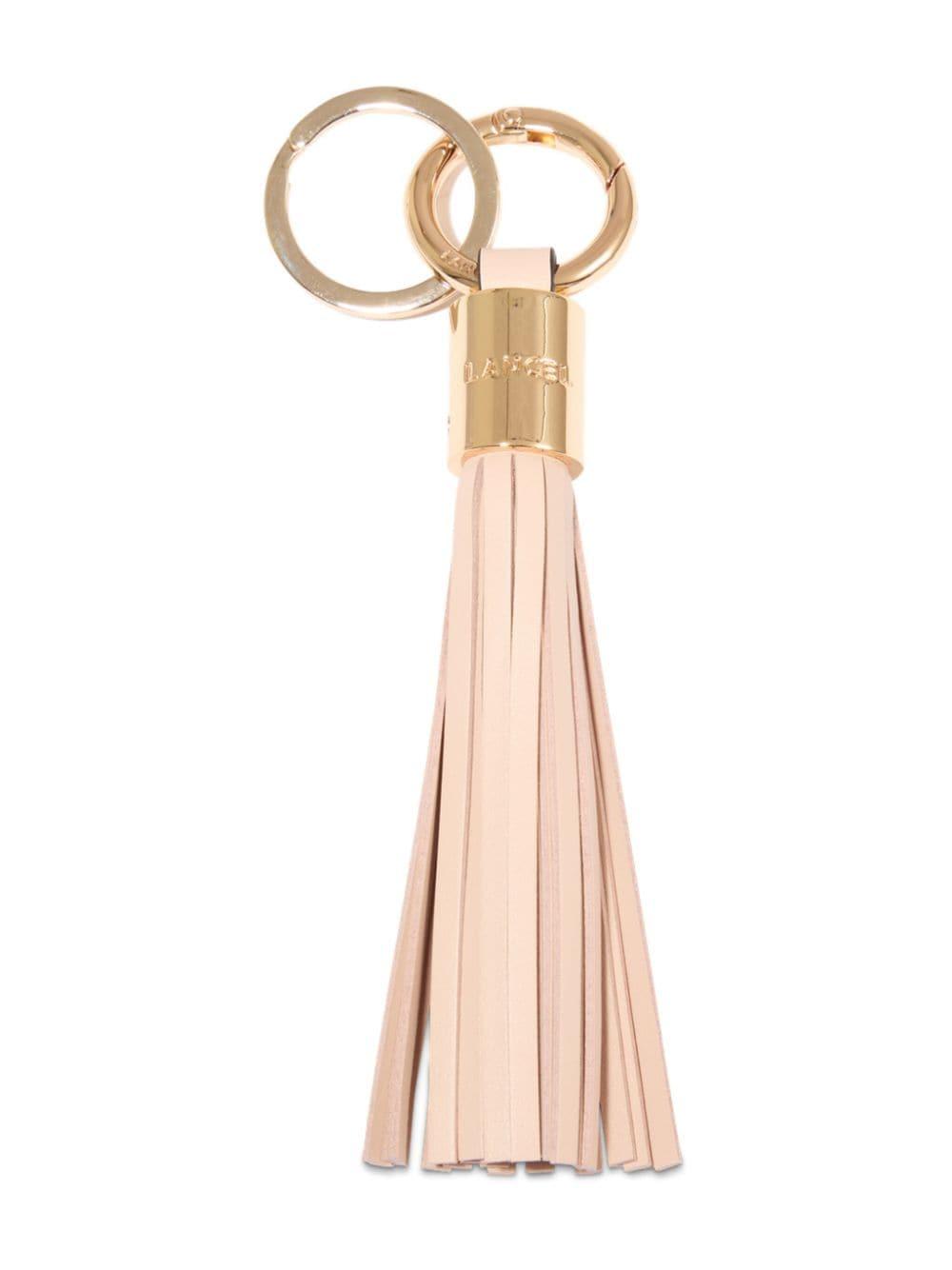 Tassel leather keyring 