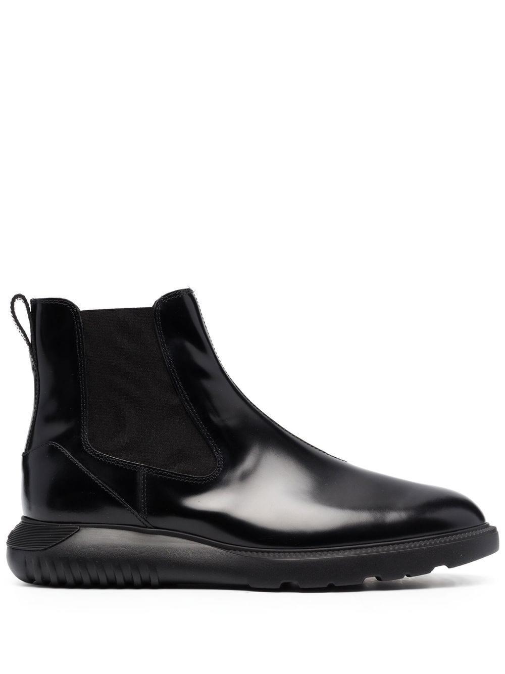 H600 leather Chelsea boots