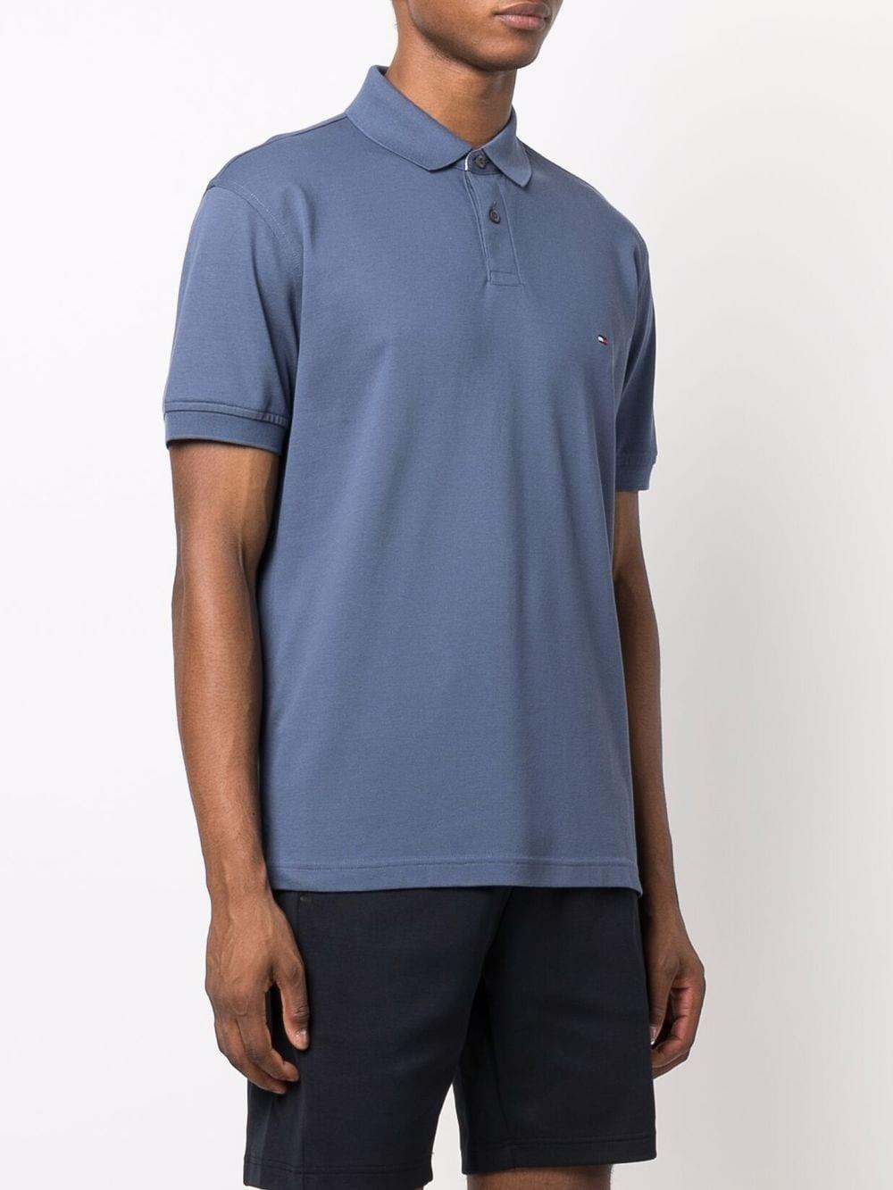 embroidered logo polo shirt