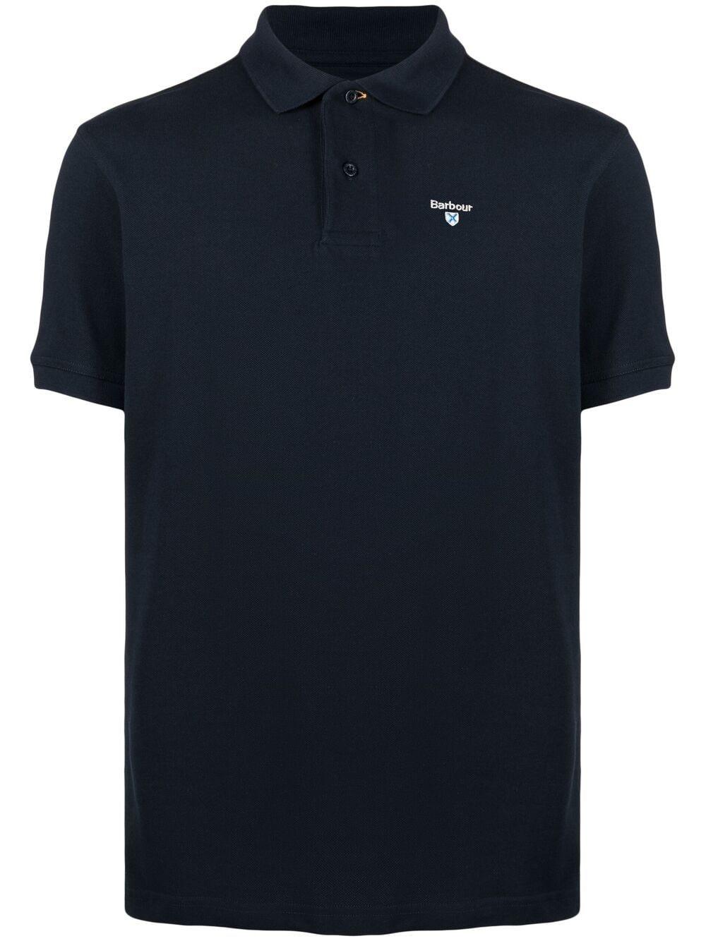 logo embroidered polo shirt