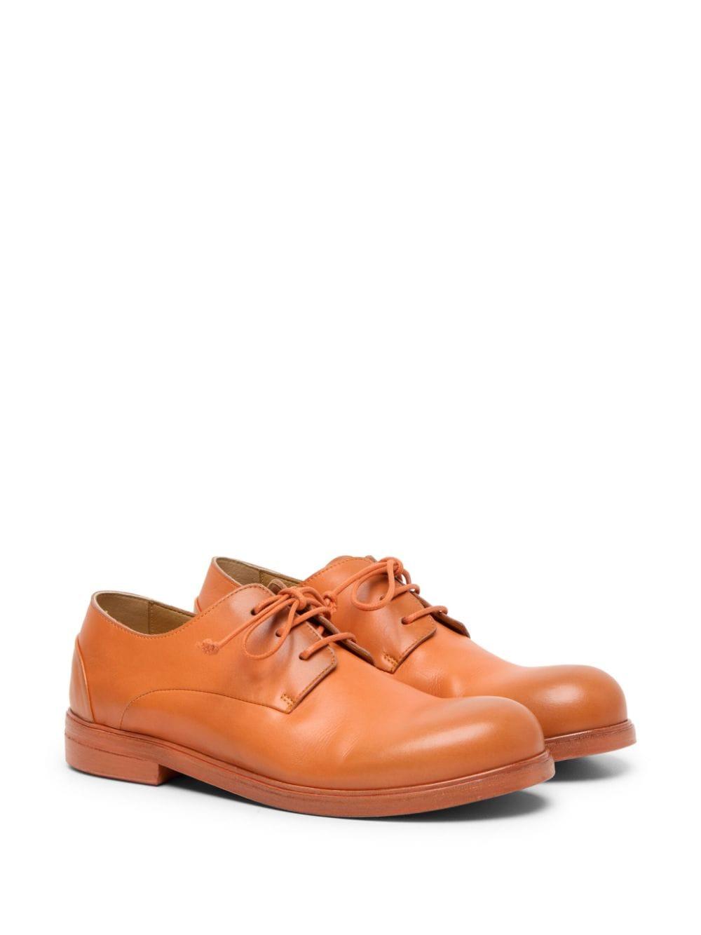 Zucca Media leather Derby shoes