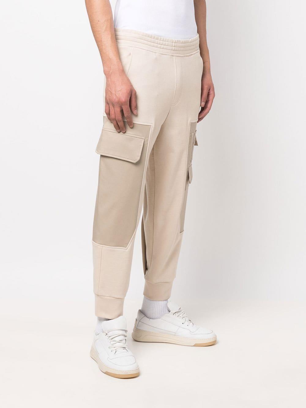 cotton cargo track pants