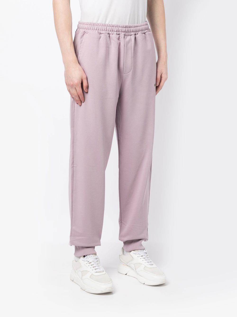 logo-print tapered track pants