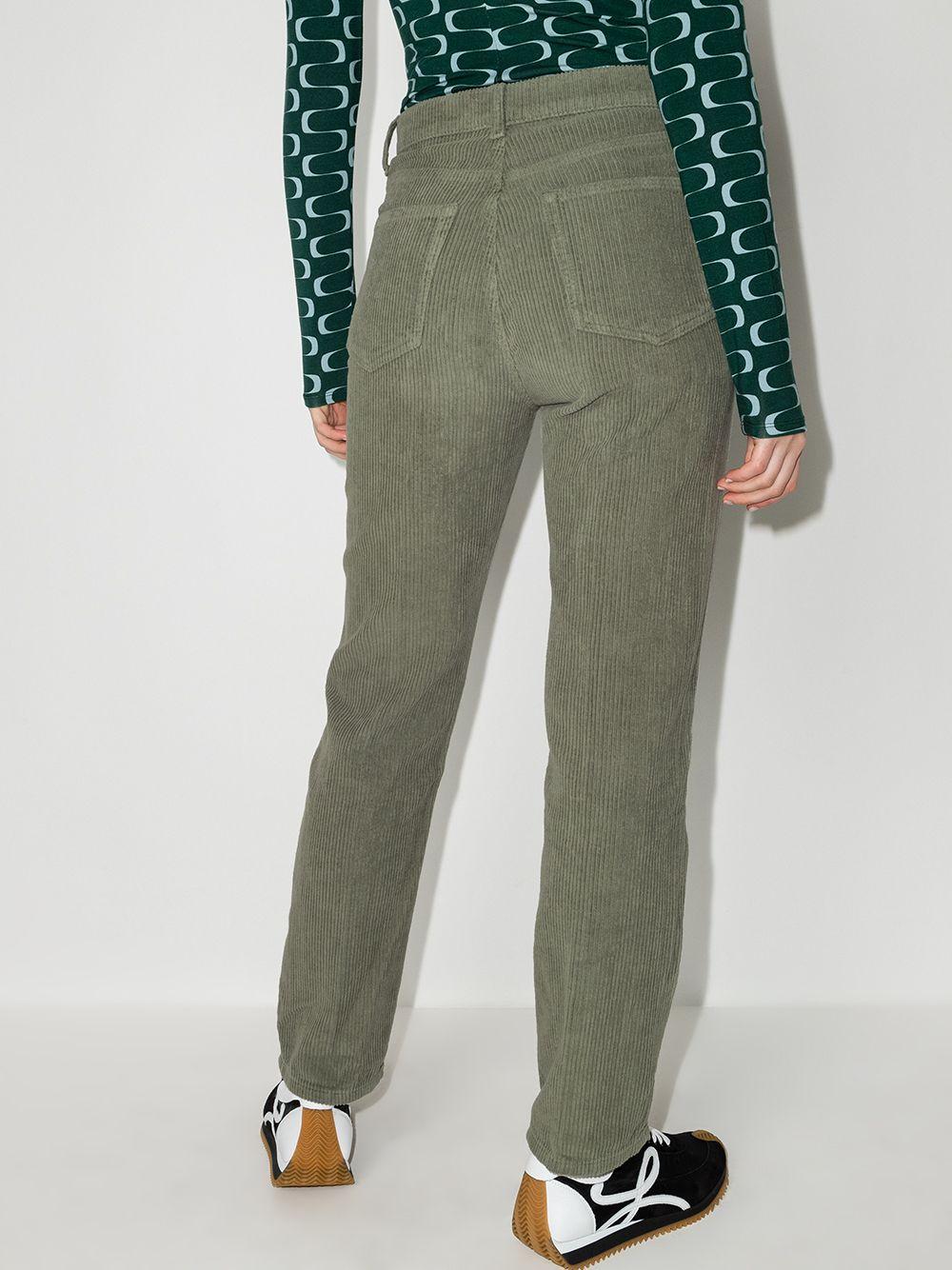 Cynthia straight corduroy trousers