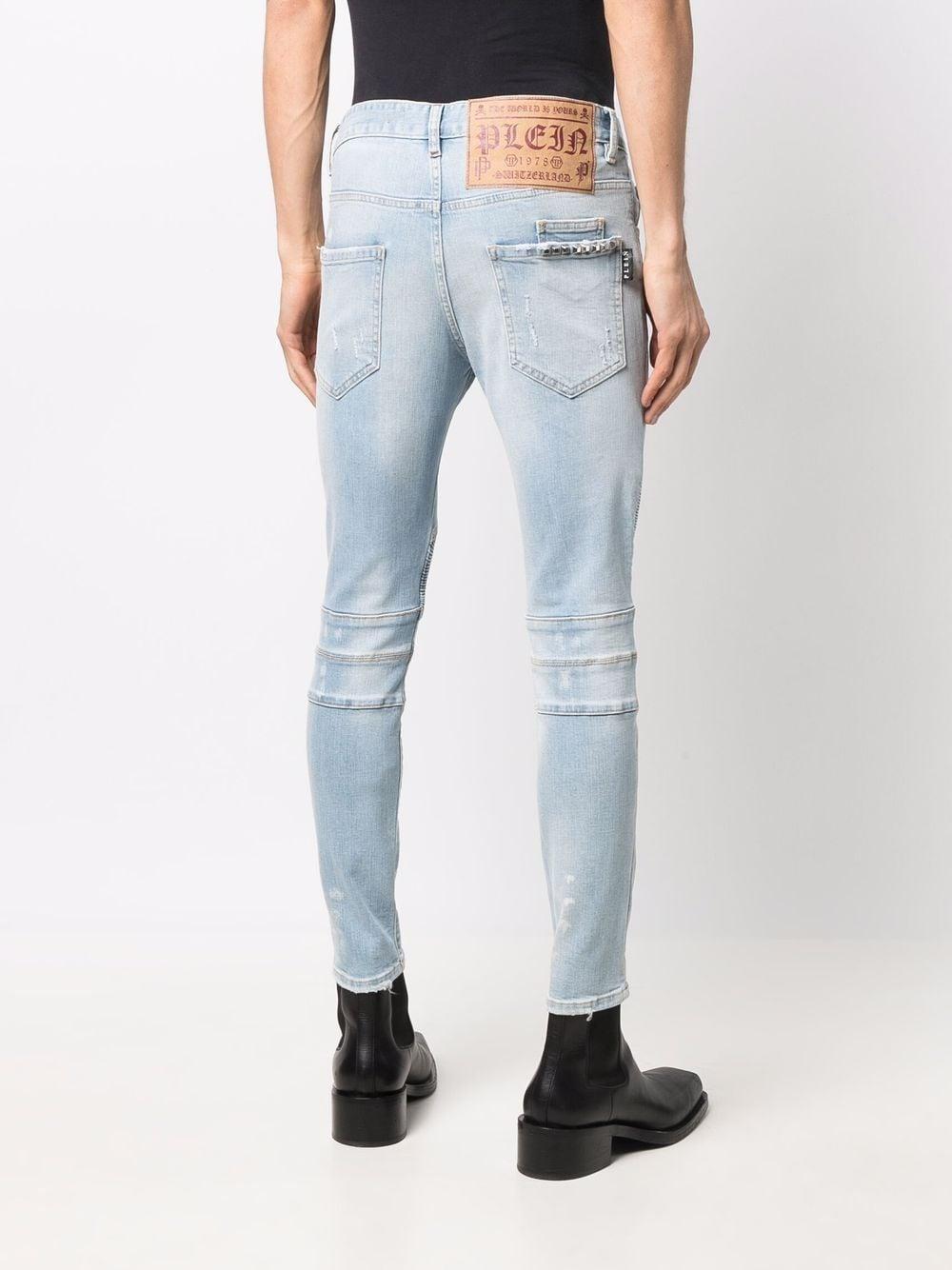 panelled skinny jeans