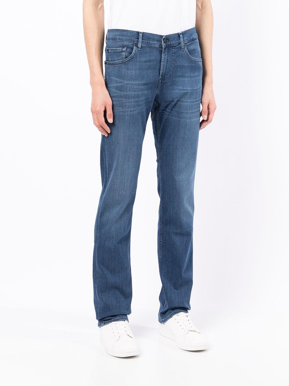 Standard straight-leg jeans