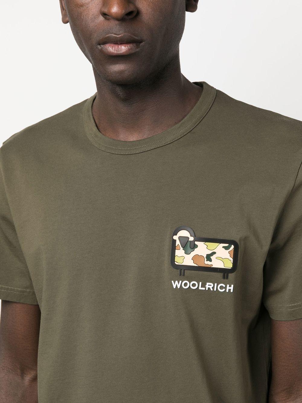 logo-patch short-sleeved T-shirt