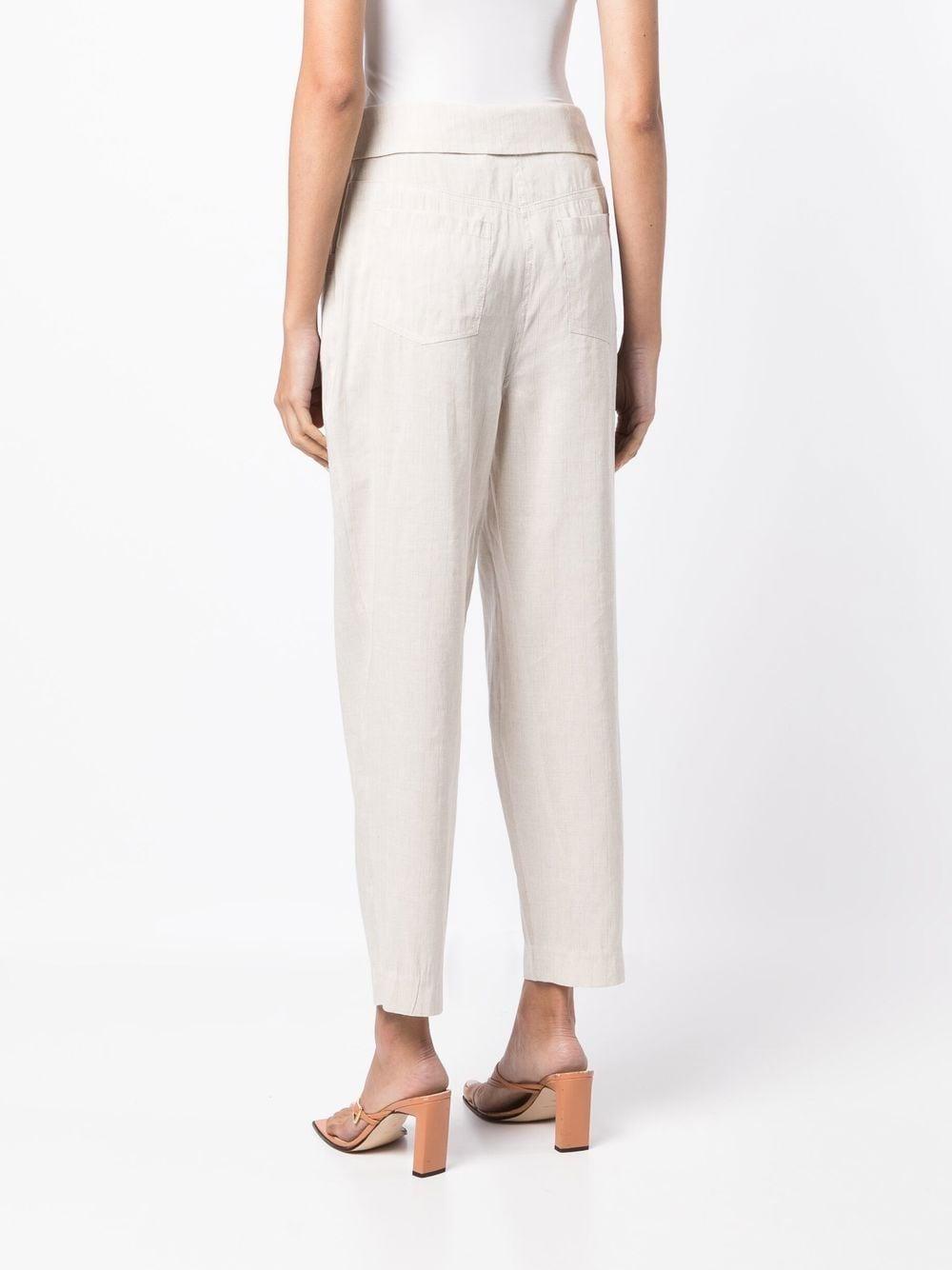 Penny belted tapered trousers