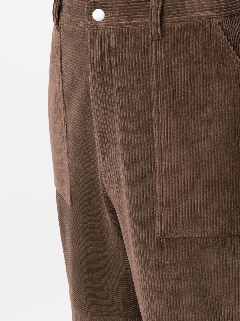 straight-leg corduroy trousers