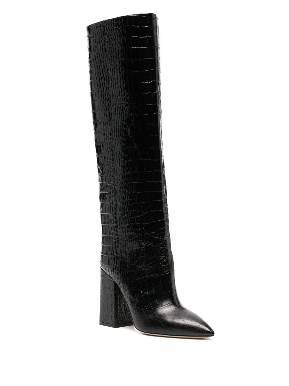 Anja 105mm leather boots