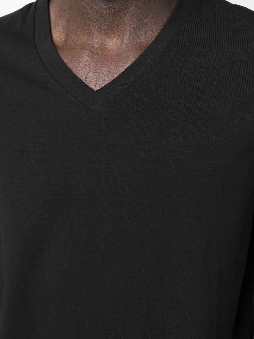 V-neck organic-cotton T-shirt 