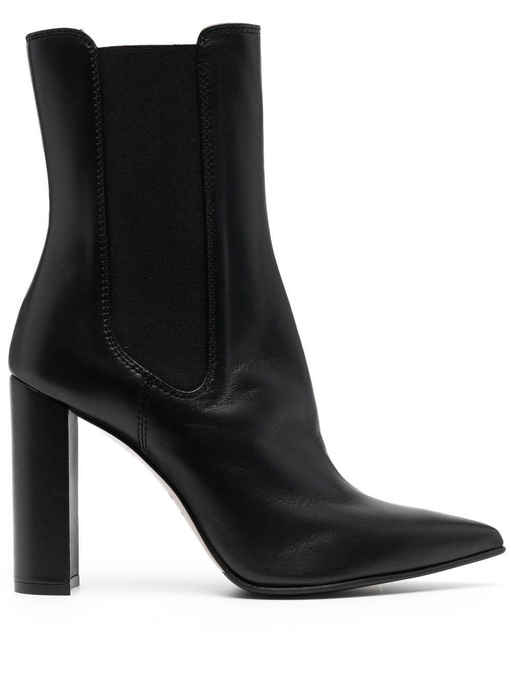 Megan block-heel 110mm ankle boots