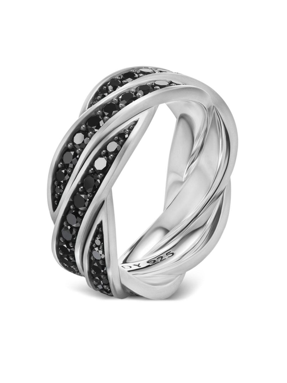 sterling silver Helios™ diamond band ring