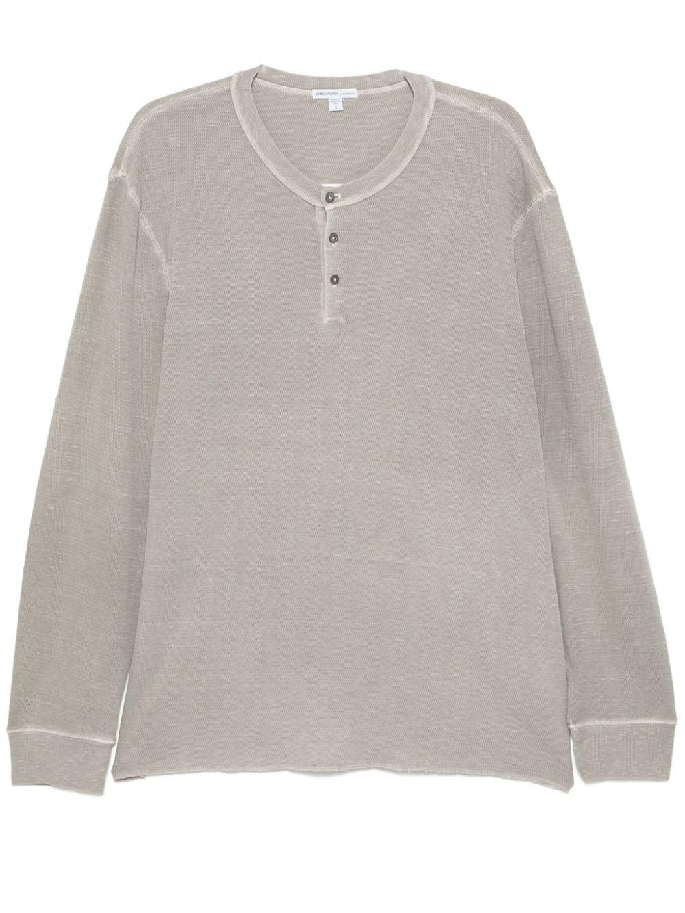 thermal Henley T-shirt