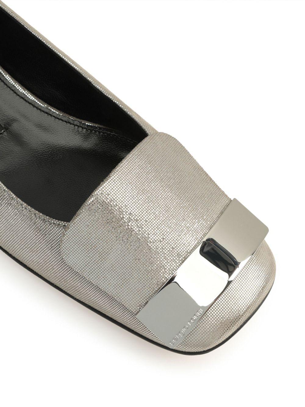 SR1 15mm square-toe ballerinas 