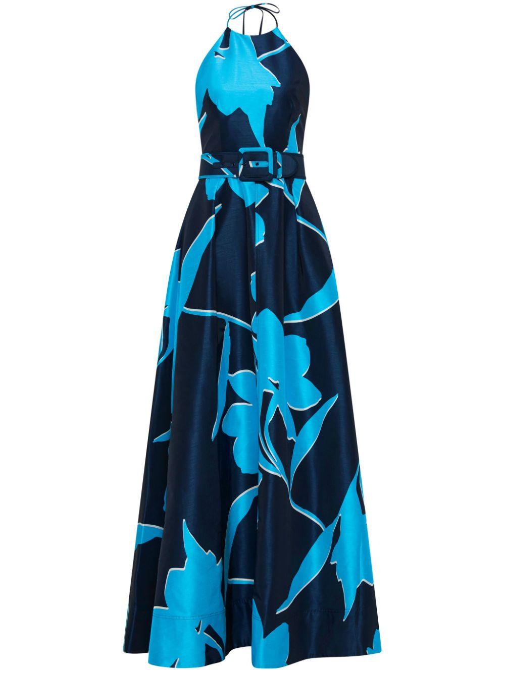 Azzurra belted gown