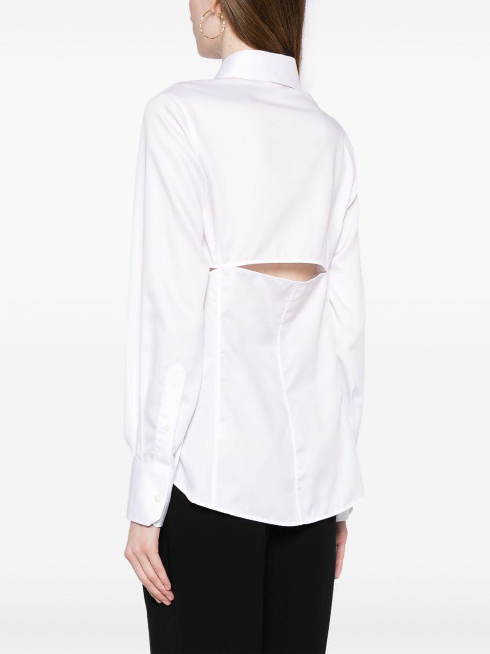 slash silk shirt 