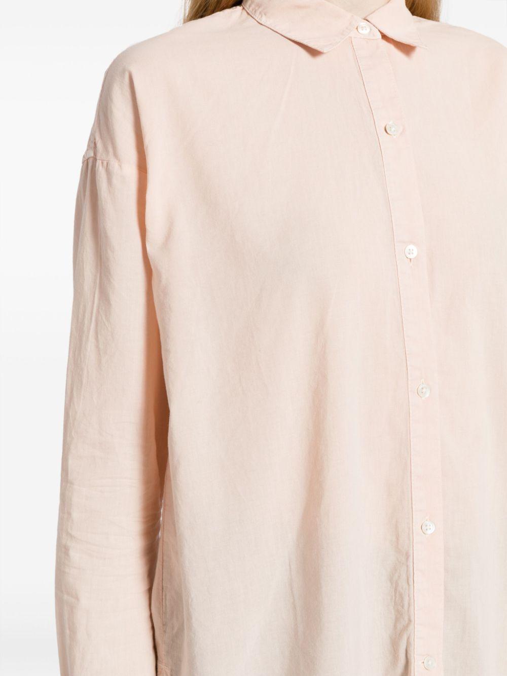 spread-collar poplin shirt