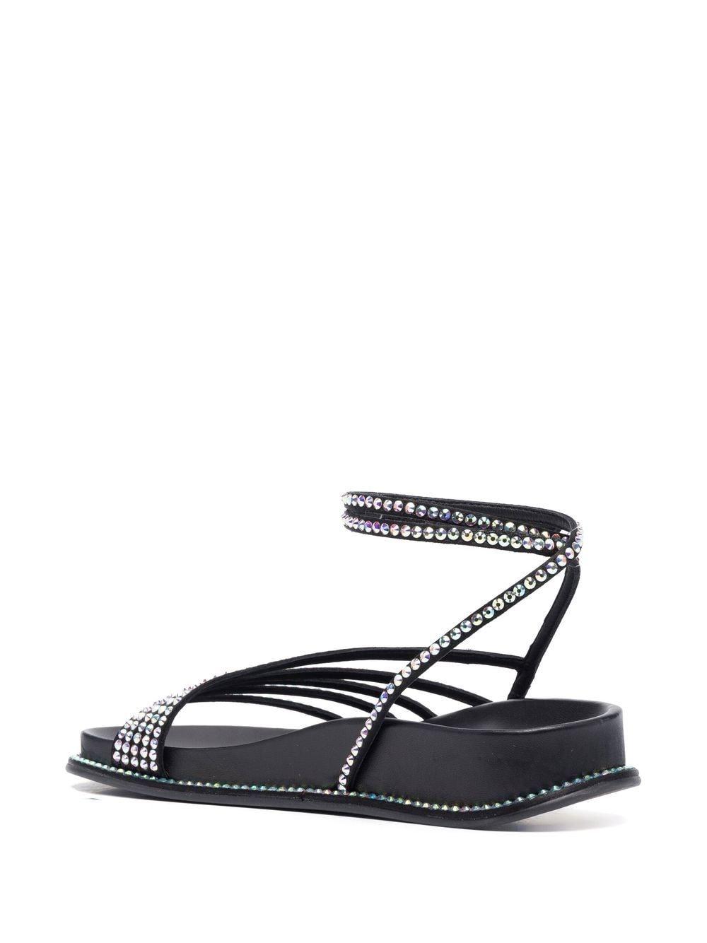 crystal-embelished sandals 