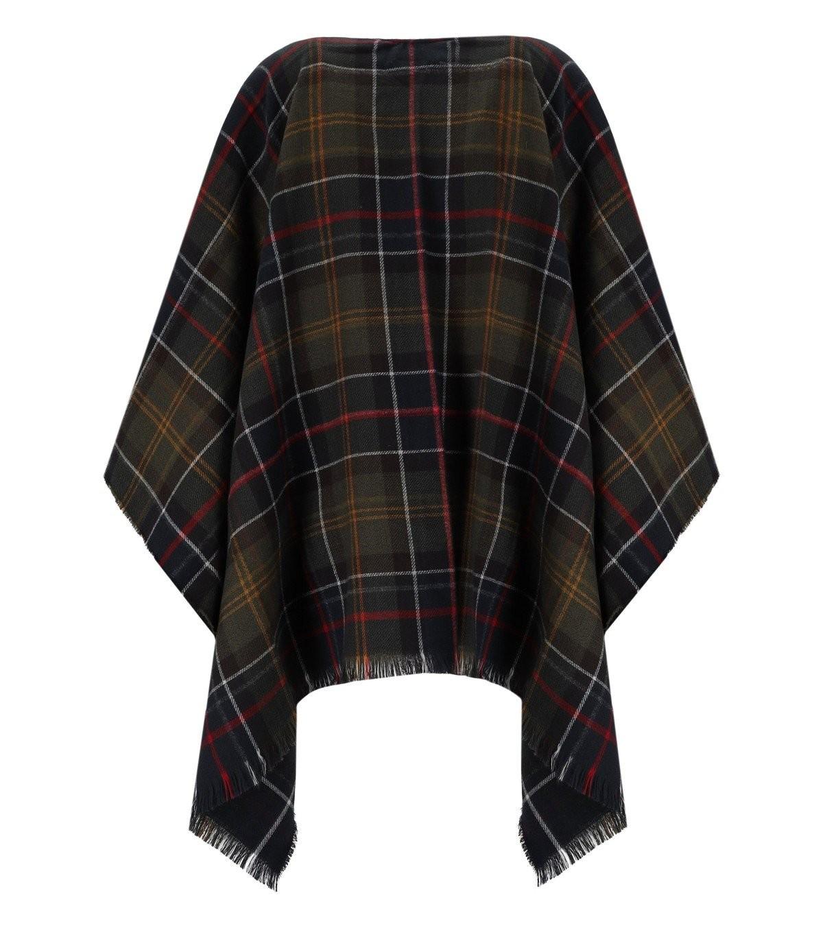 barbour montieth classic tartan cape