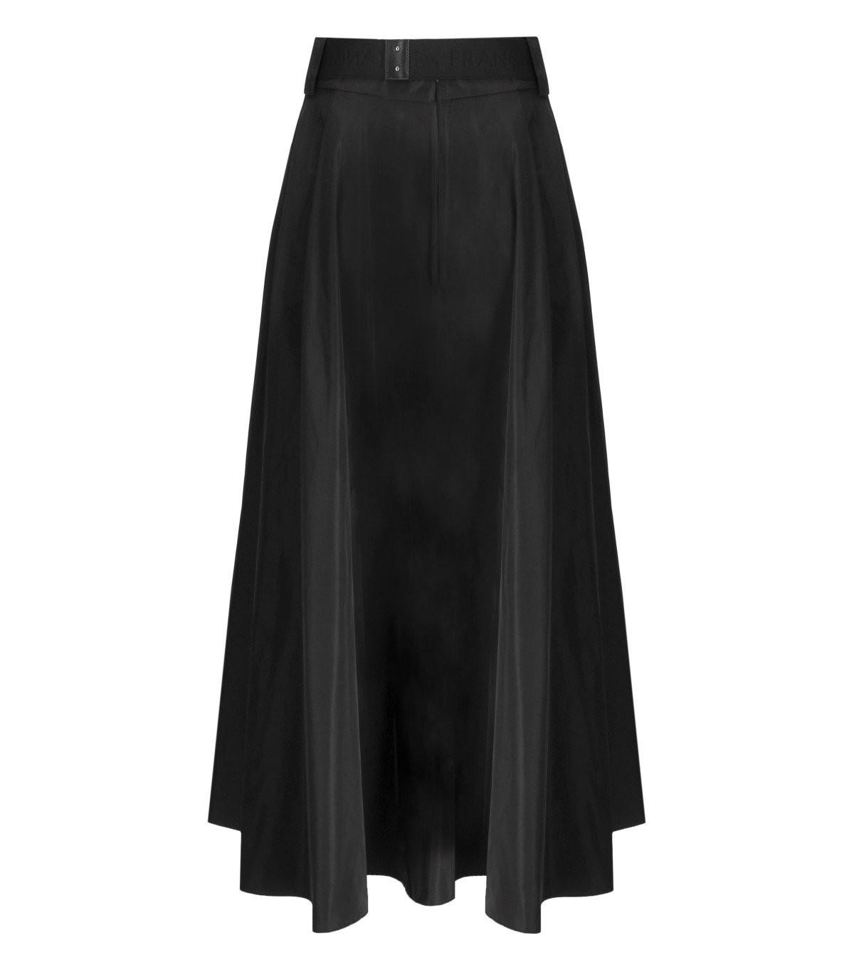 elisabetta franchi black nylon skirt