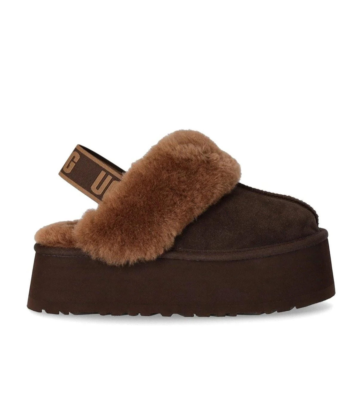 ugg funkette burnt cedar slipper