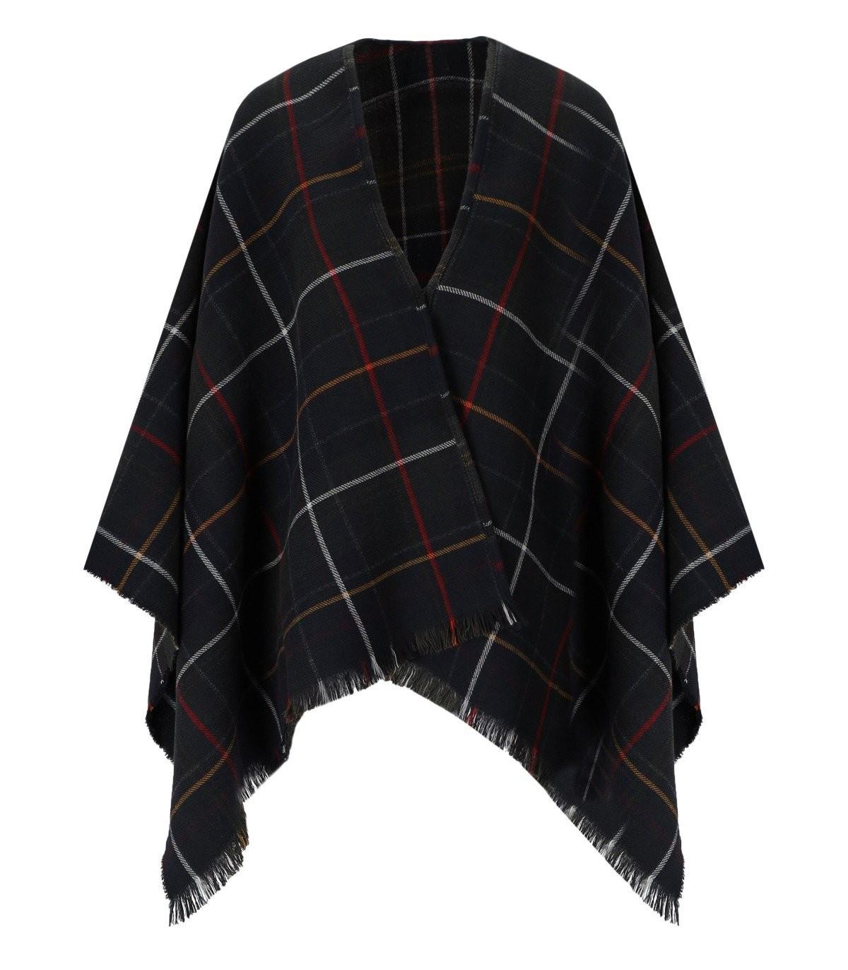 barbour montieth classic tartan cape