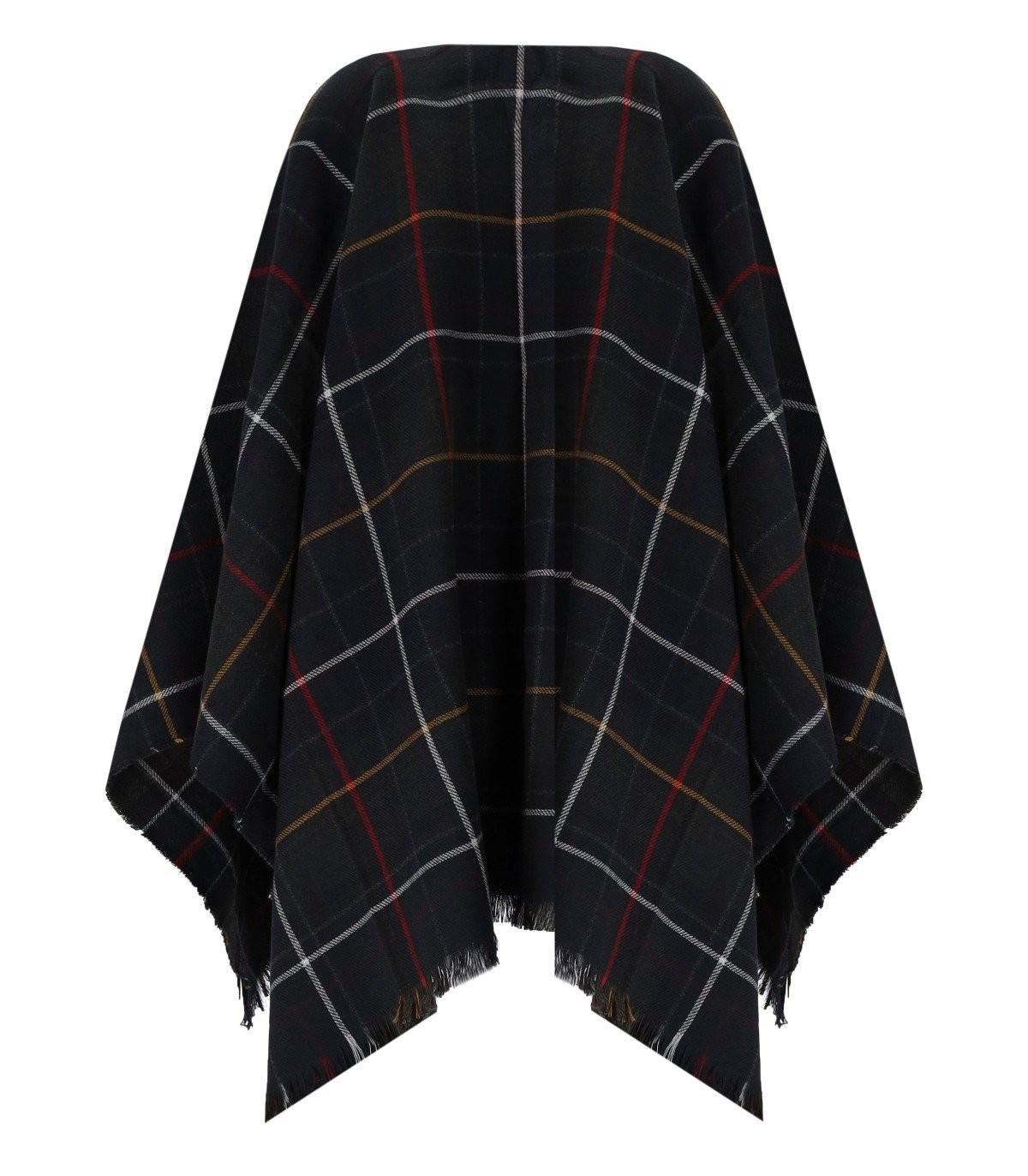 barbour montieth classic tartan cape