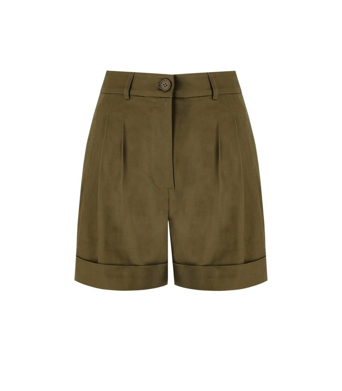 Essentiel Antwerp  Faint Military Green Shorts