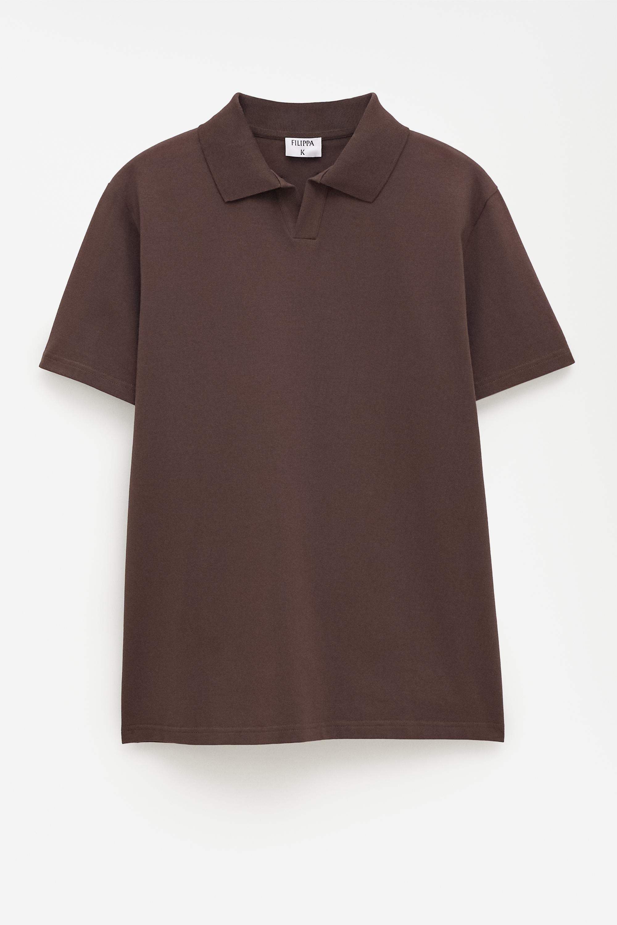 Stretch Cotton Polo T-Shirt