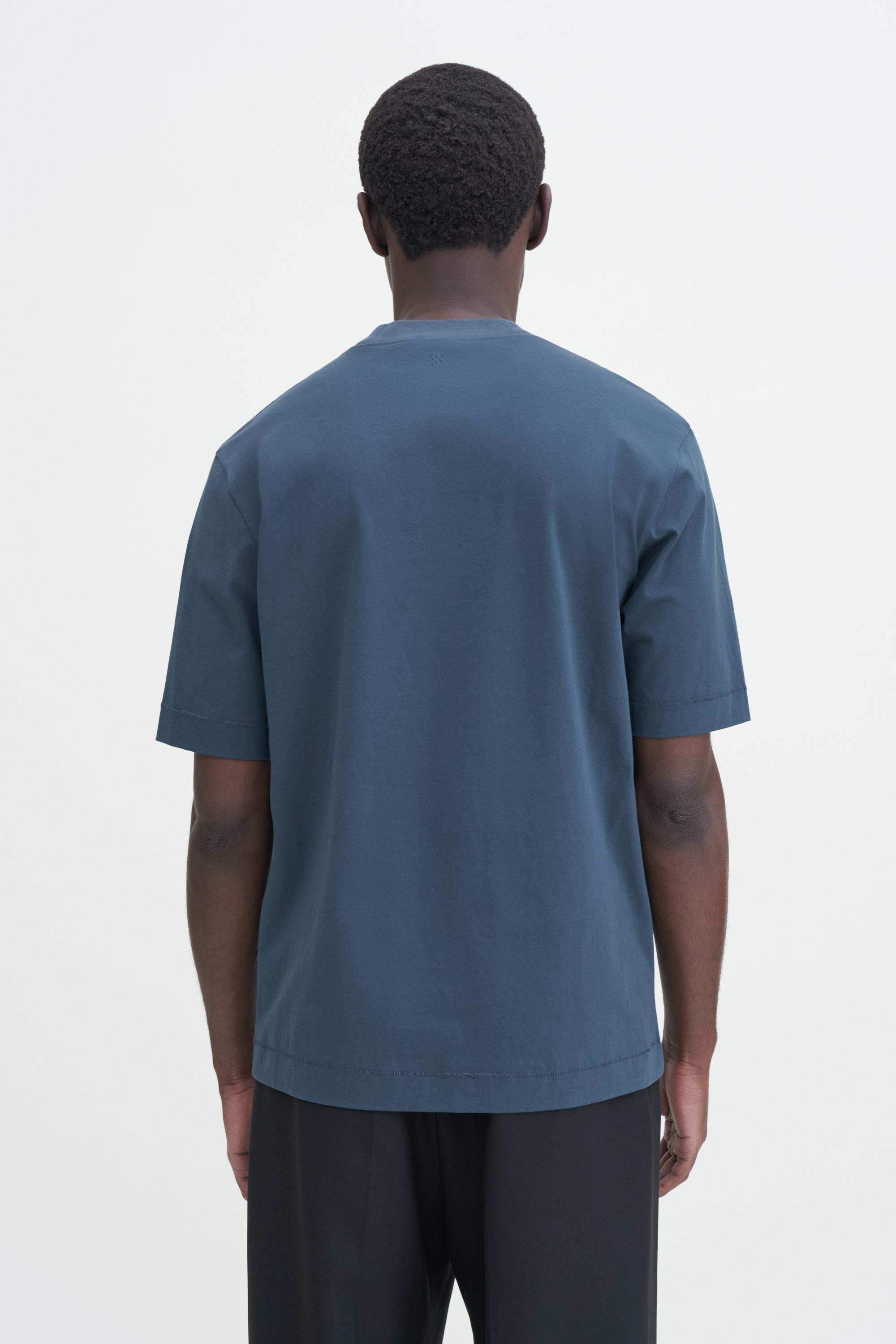 Mock Neck Cotton Tee