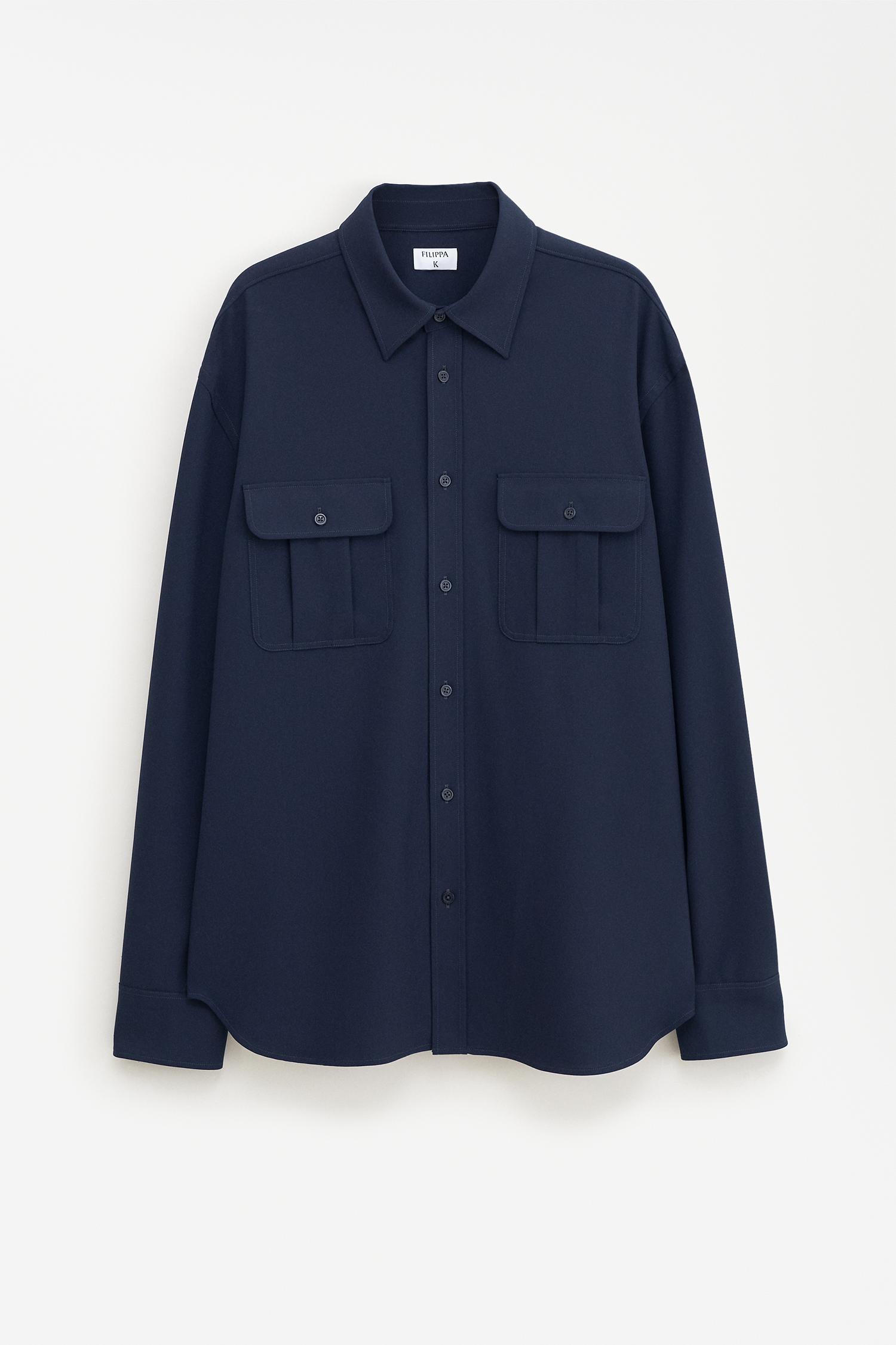 Relaxed Patch Pocket Shirt