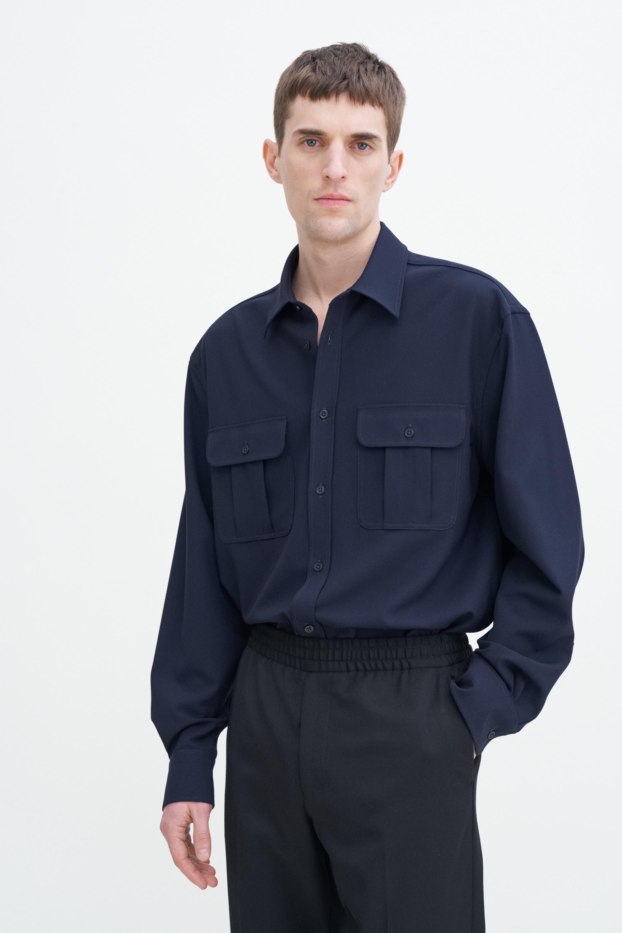 Relaxed Patch Pocket Shirt