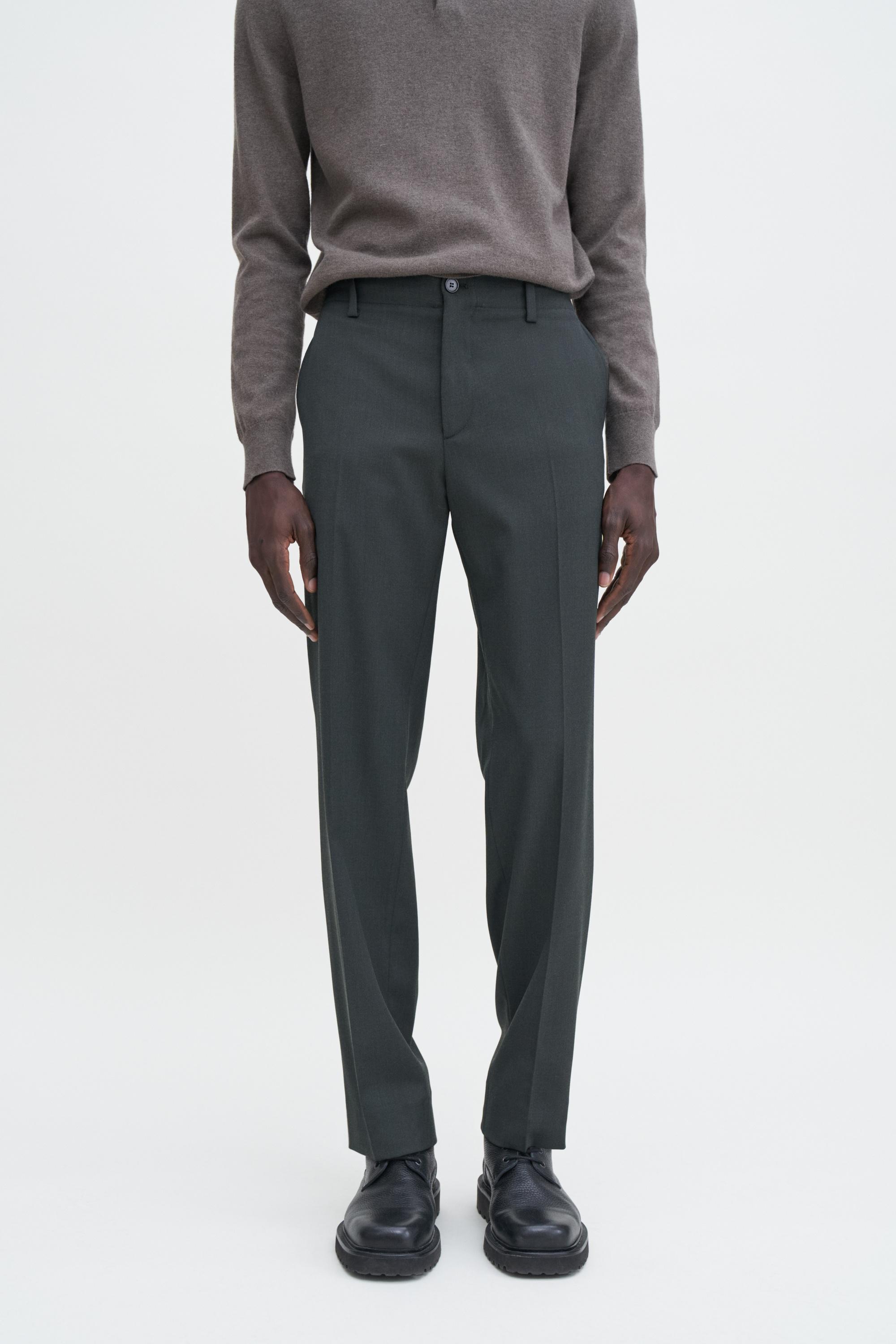 Elastic Waist Tailored Trousers