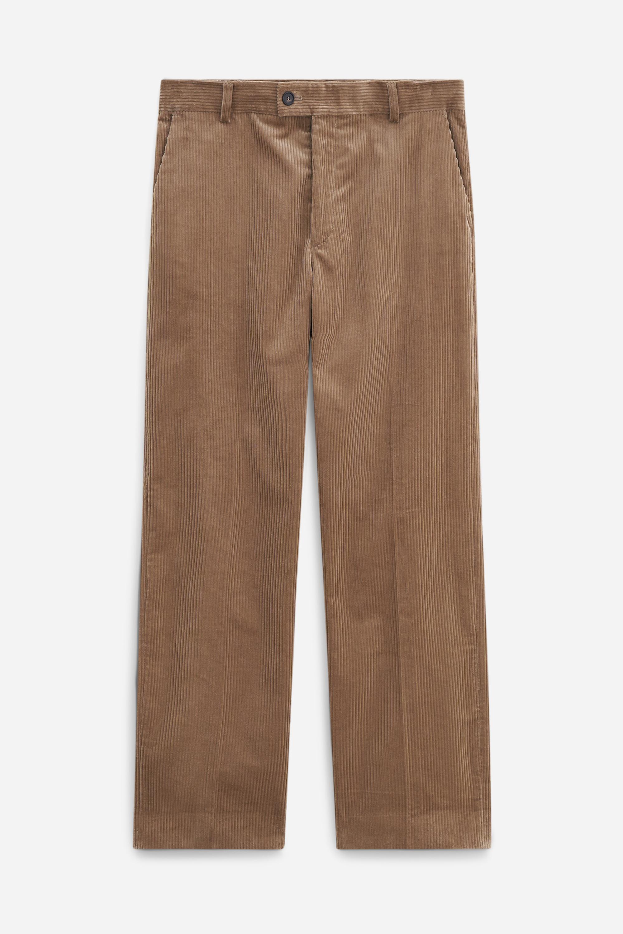 Cropped Corduroy Trousers