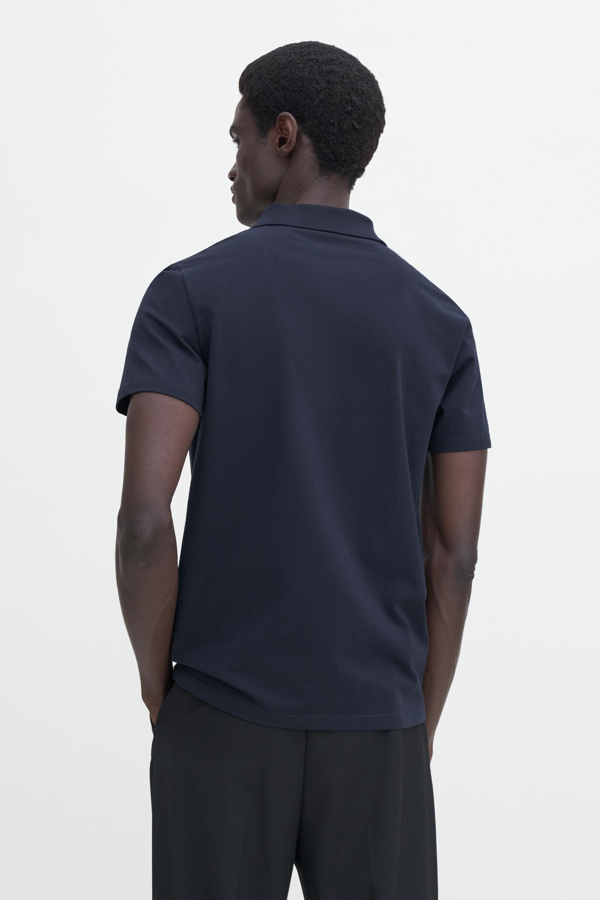 Stretch Cotton Polo T-Shirt