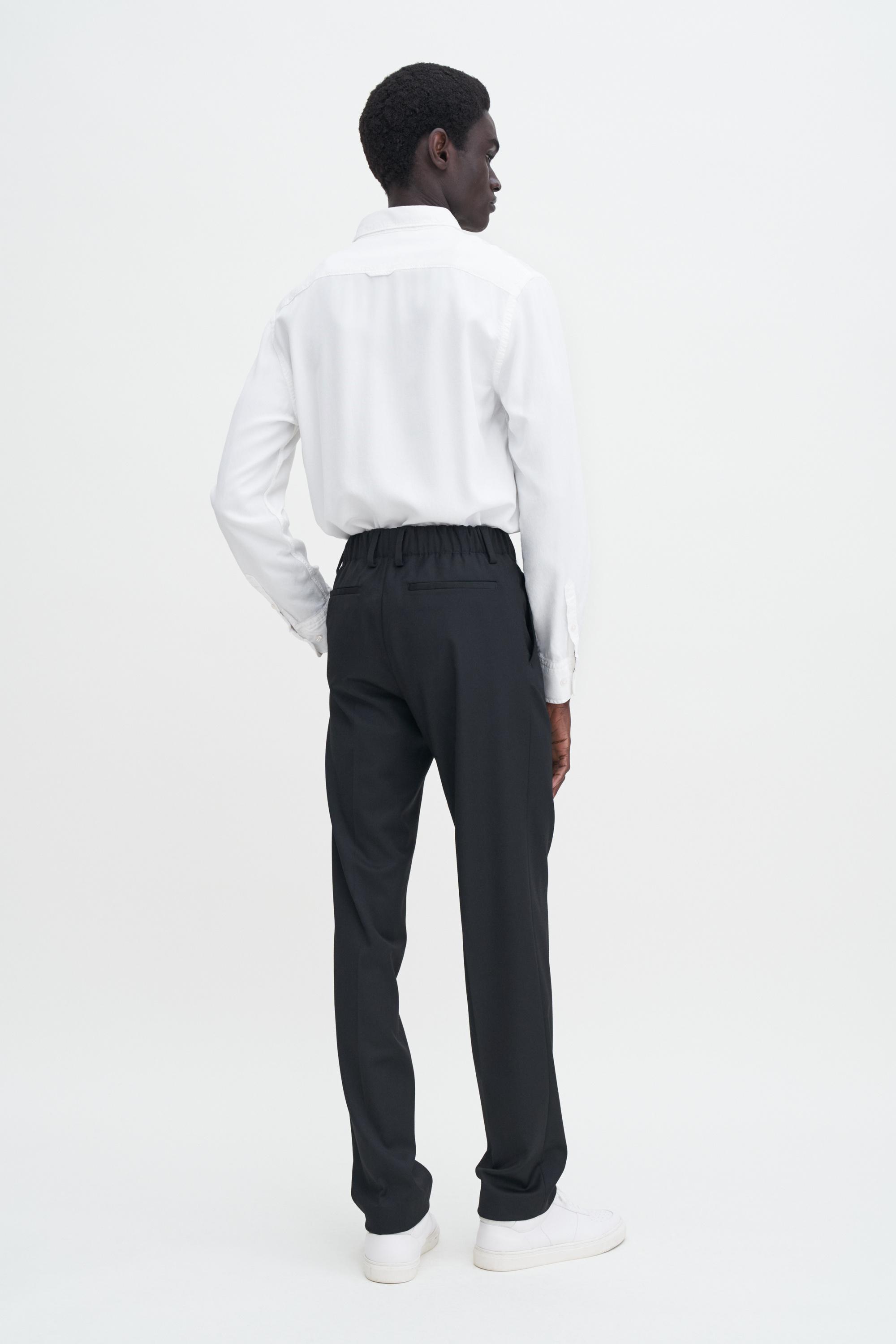 Elastic Waist Tailored Trousers