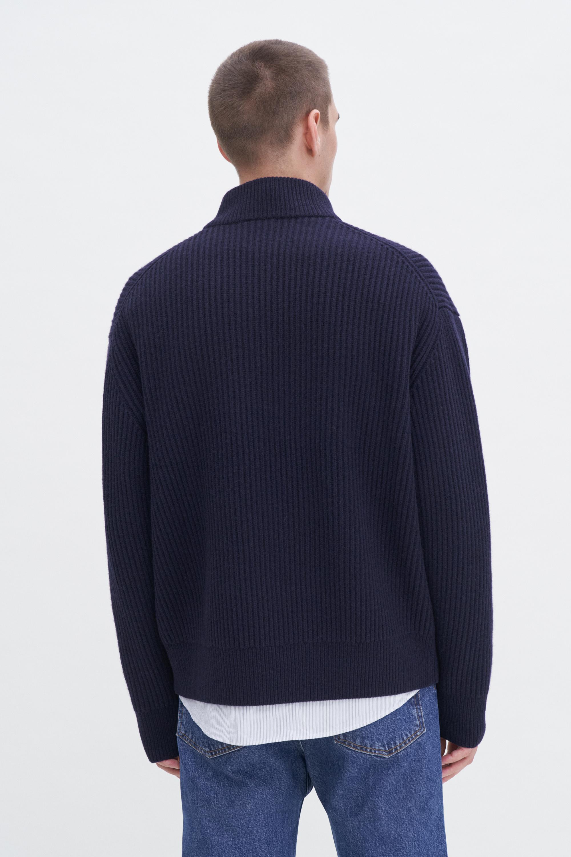 Lambswool Half Zip Sweater