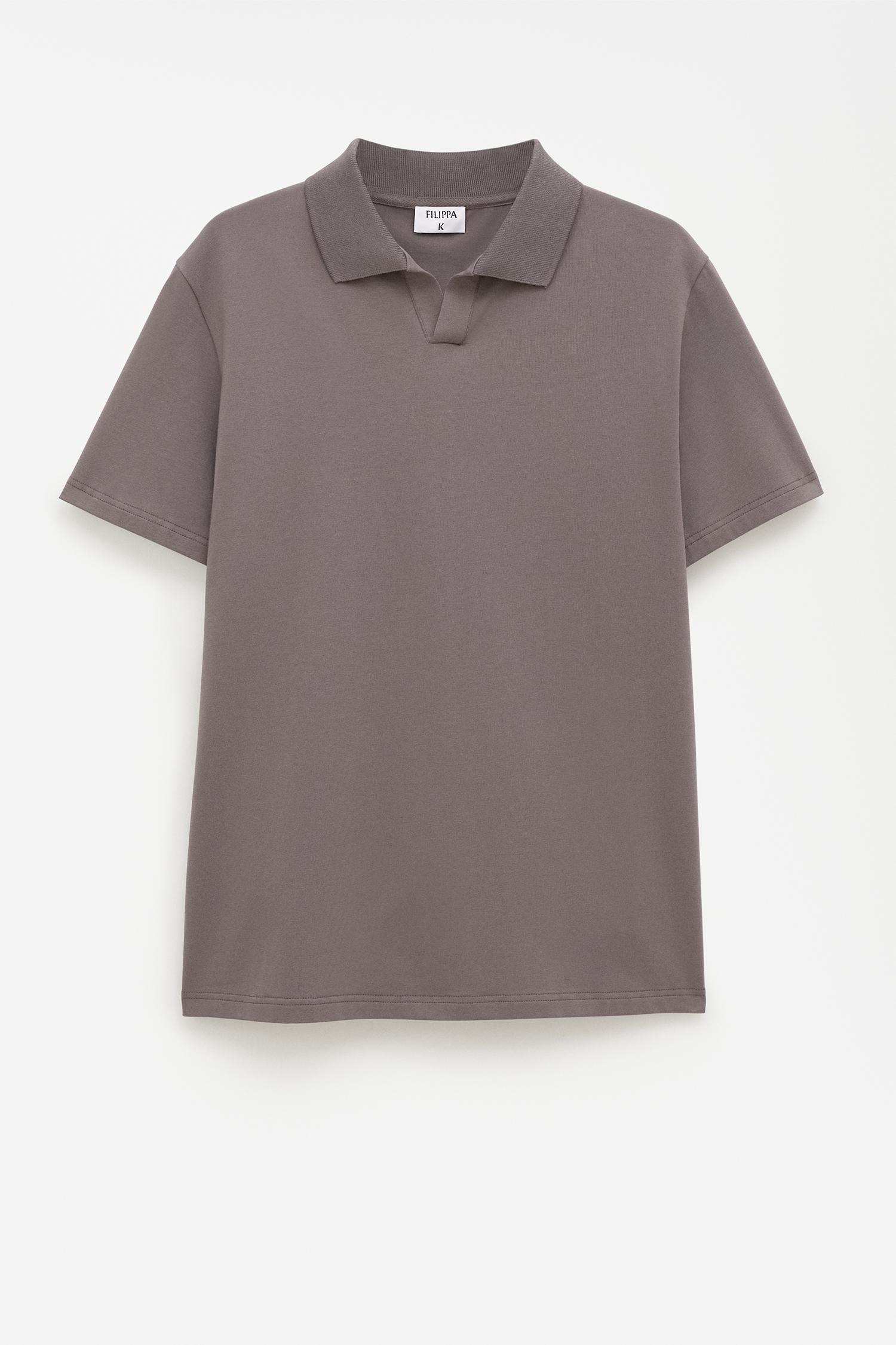 Stretch Cotton Polo T-Shirt