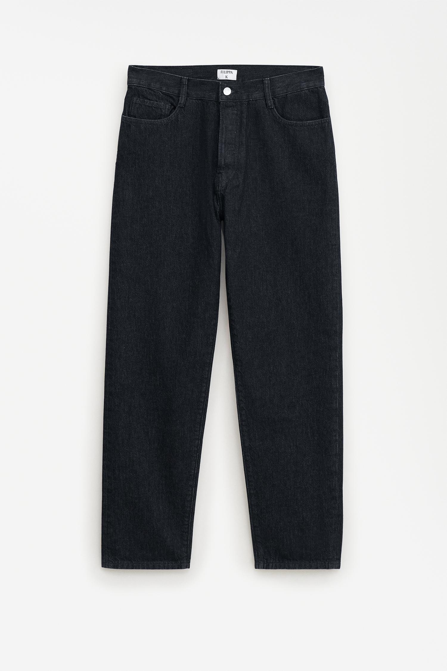 Tapered Cropped Jeans