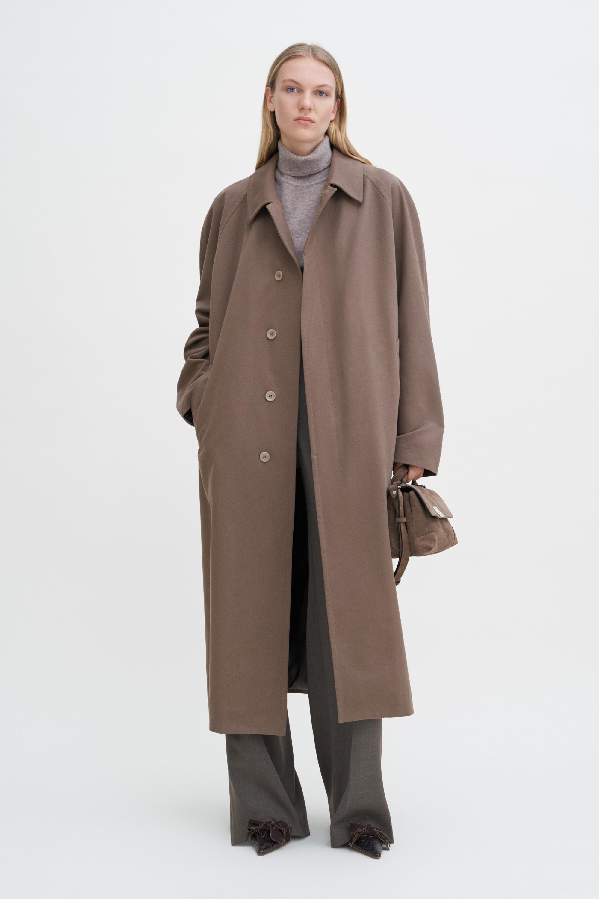 Cotton Gabardine Car Coat