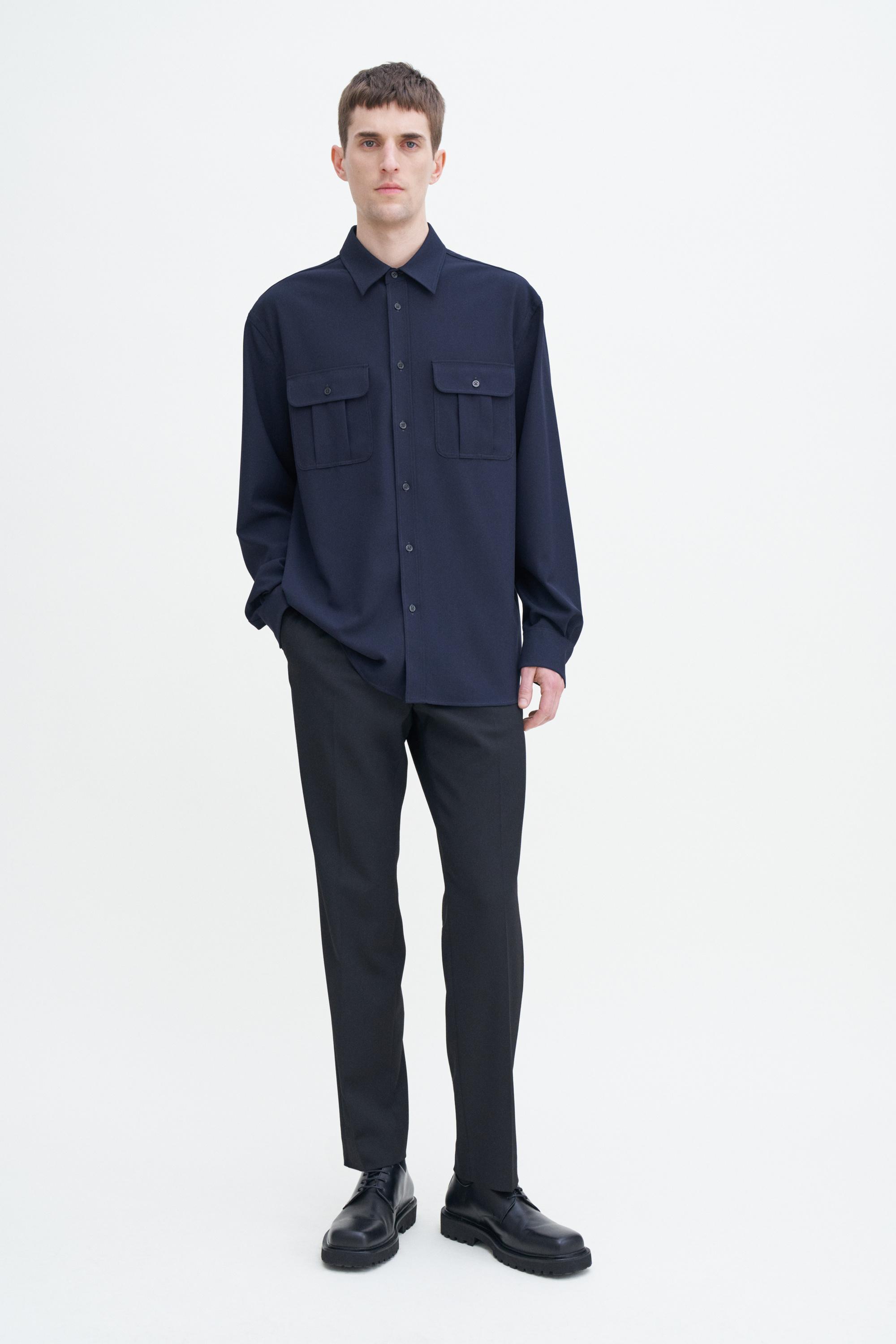 Relaxed Patch Pocket Shirt