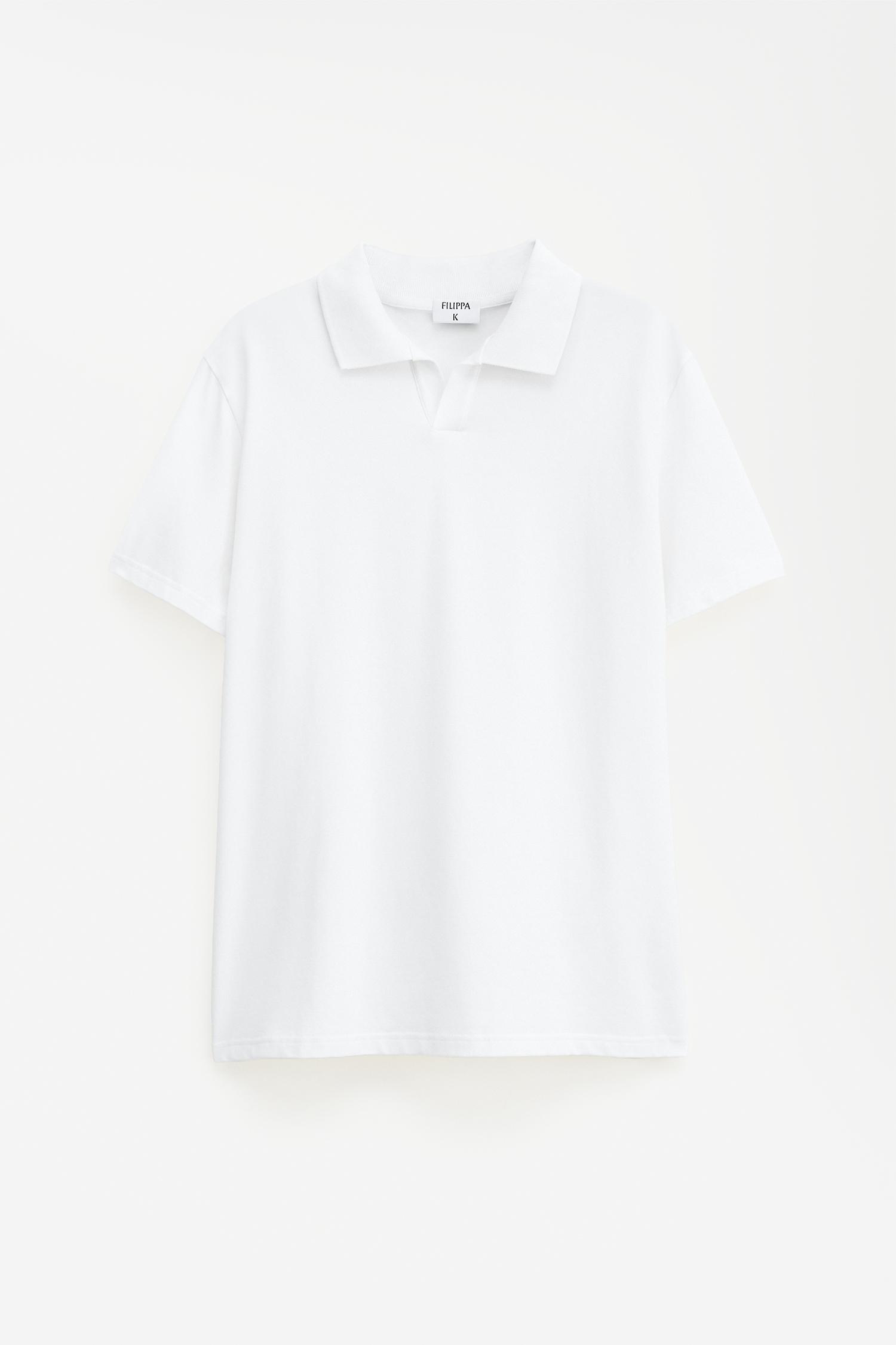 Stretch Cotton Polo T-Shirt